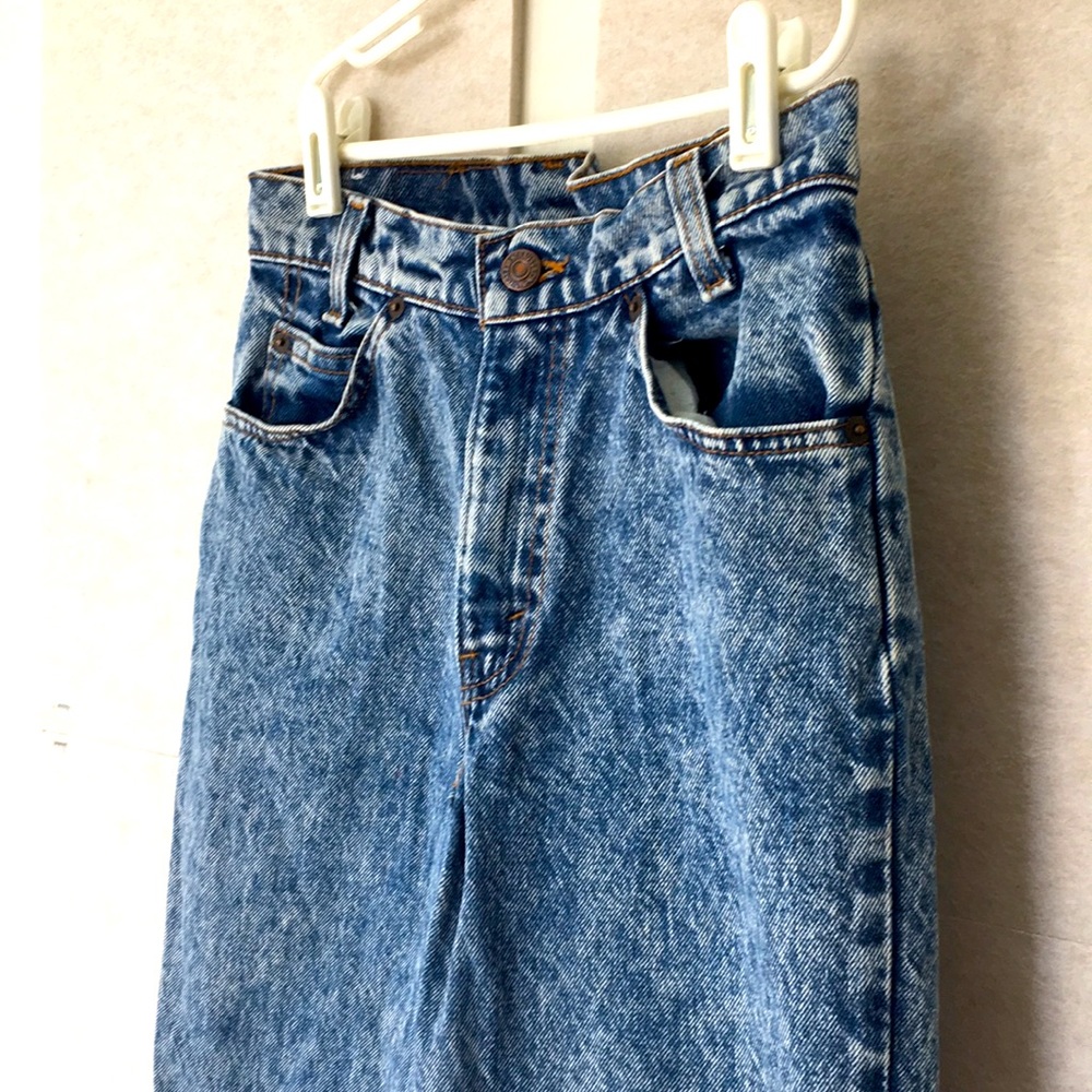 Levi's rare 80s vintage 506 student acid wash 28W